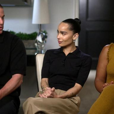 VIDEO: Channing Tatum, Zoë Kravitz on the movie that made them a real-life couple