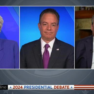 VIDEO: Trump-Harris debate round table with Chris Christie, Reince Priebus and Donna Brazile