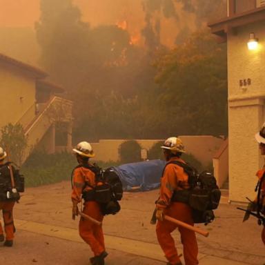 VIDEO: Los Angeles wildfires spread