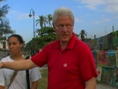 President Clinton in Haiti