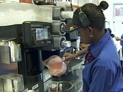 Through McDonalds Golden Arches