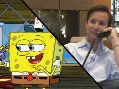 VIDEO: ABC News Neil Karlinsky talks shop with Nickelodeons spongy star.
