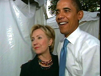 Obama and Clinton