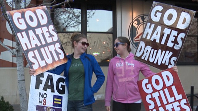 Westboro Baptist Church Confronted. 