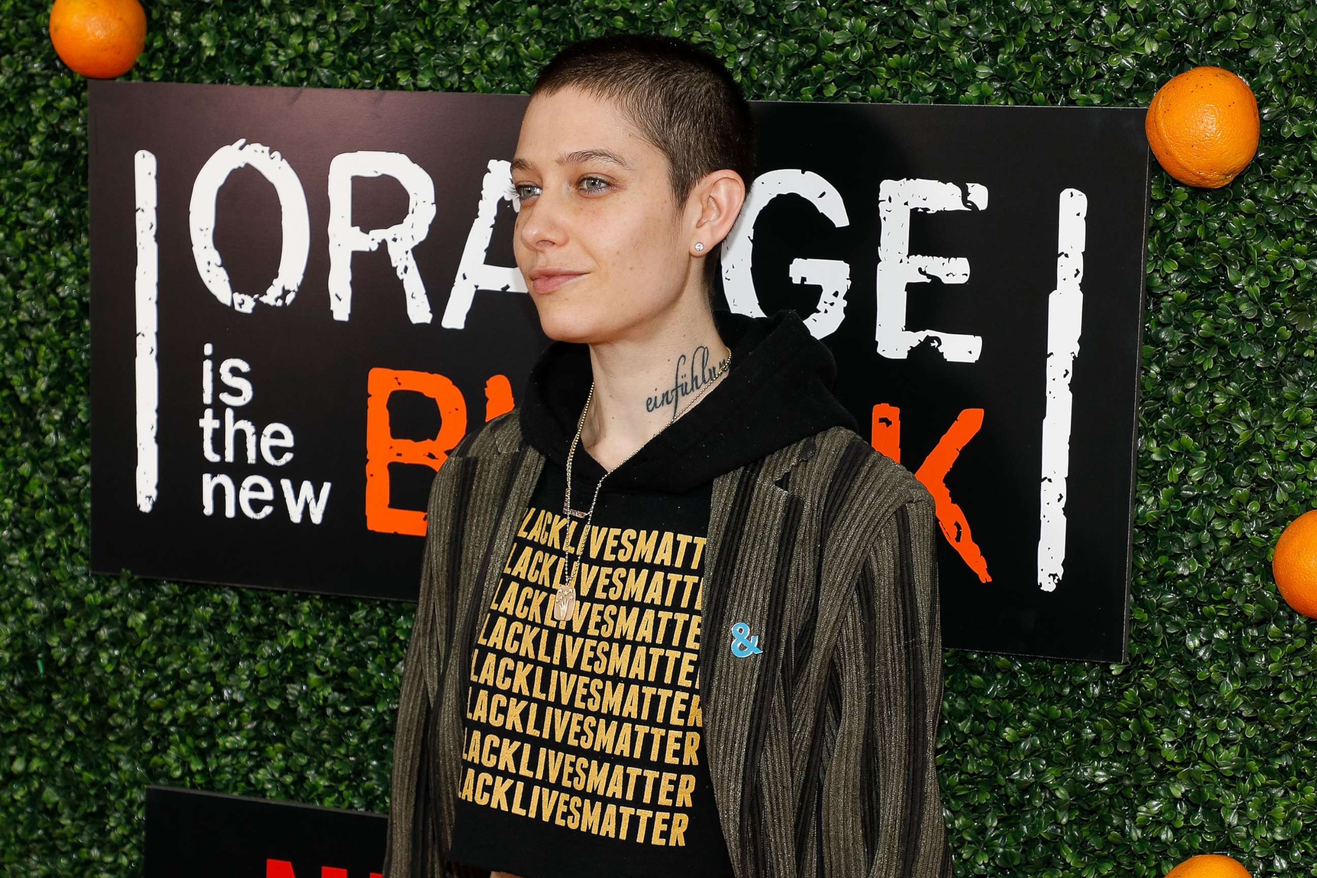 PHOTO: Asia Kate Dillon attends the Season 5 celebration of "Orange is the New Black" at Catch, June 9, 2017, in N.Y.