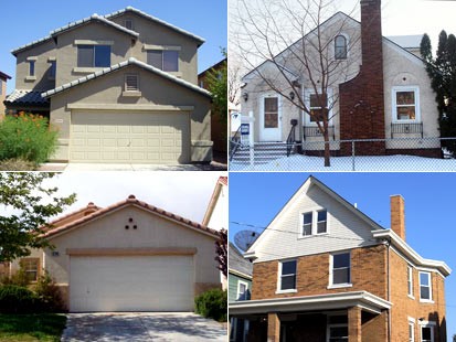 Photo: Homes for sale for approximately $100,000.