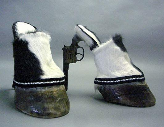 cow hoof shoes