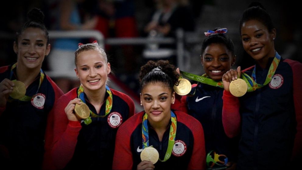 US Women's Gymnastics Team Wins Gold in 2nd Consecutive Olympics Video ...