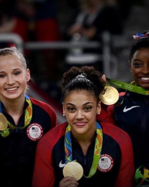 VIDEO: US Women's Gymnastics Team Wins Gold in 2nd Consecutive Olympics