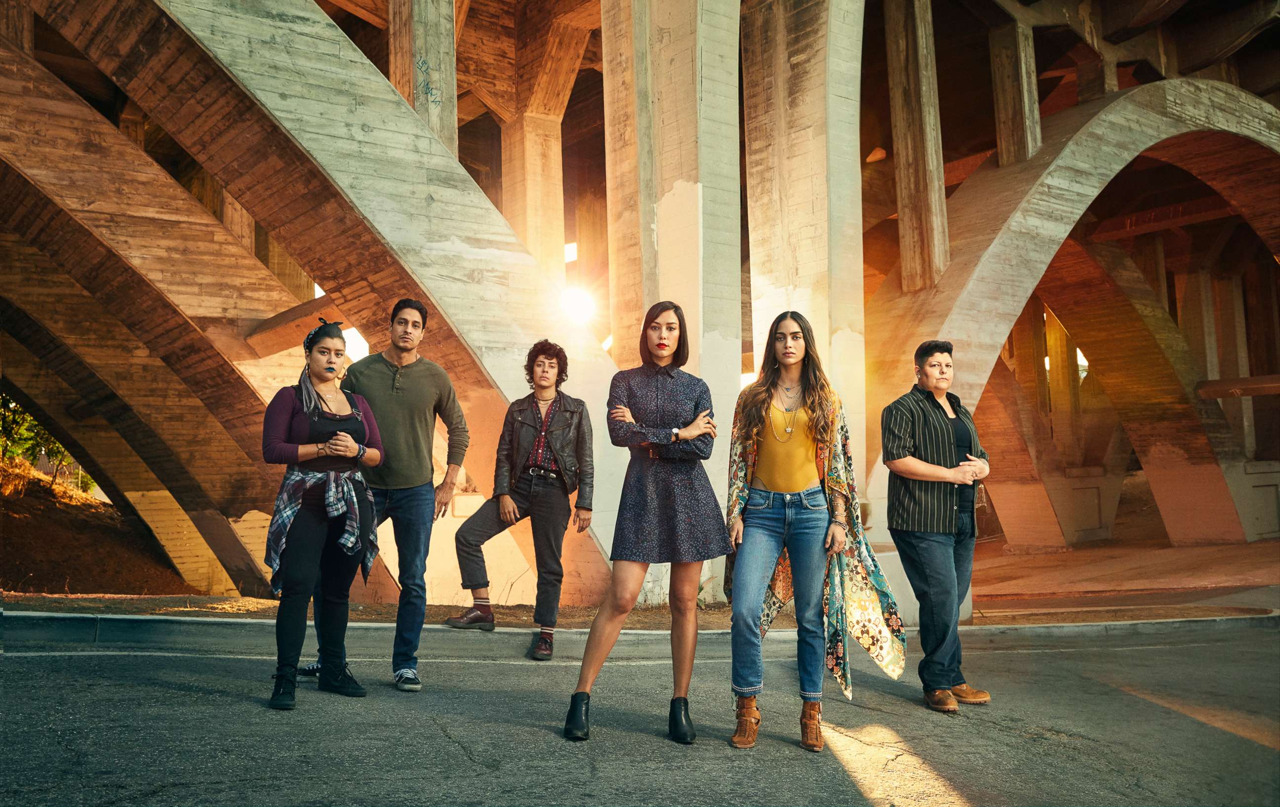 PHOTO: The cast of the Starz show, "Vida," poses for a promotional image.