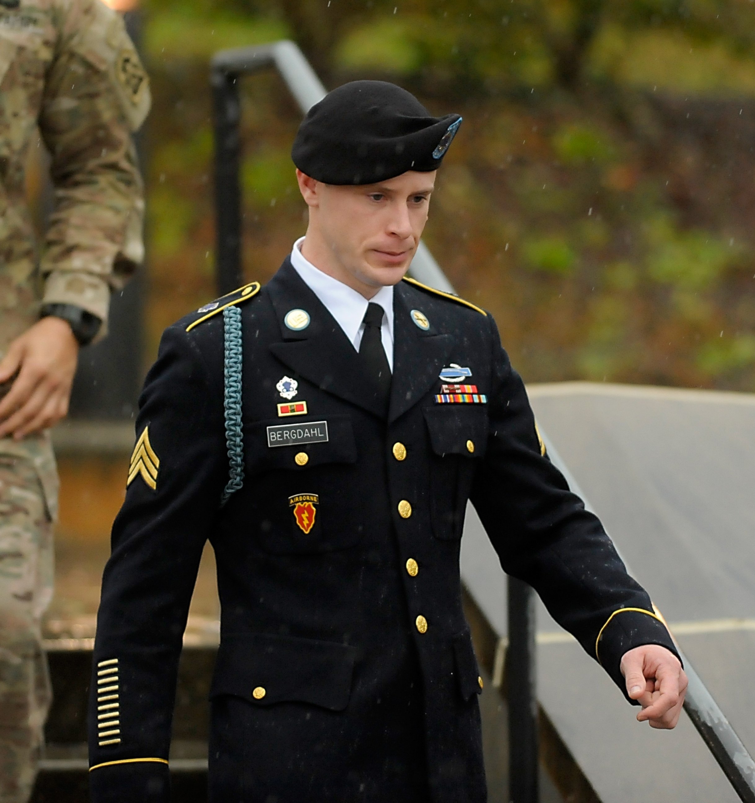 PHOTO: Army Sgt. Bowe Bergdahl leaves a military courthouse, Dec. 22, 2015, in Ft. Bragg, N.C.
