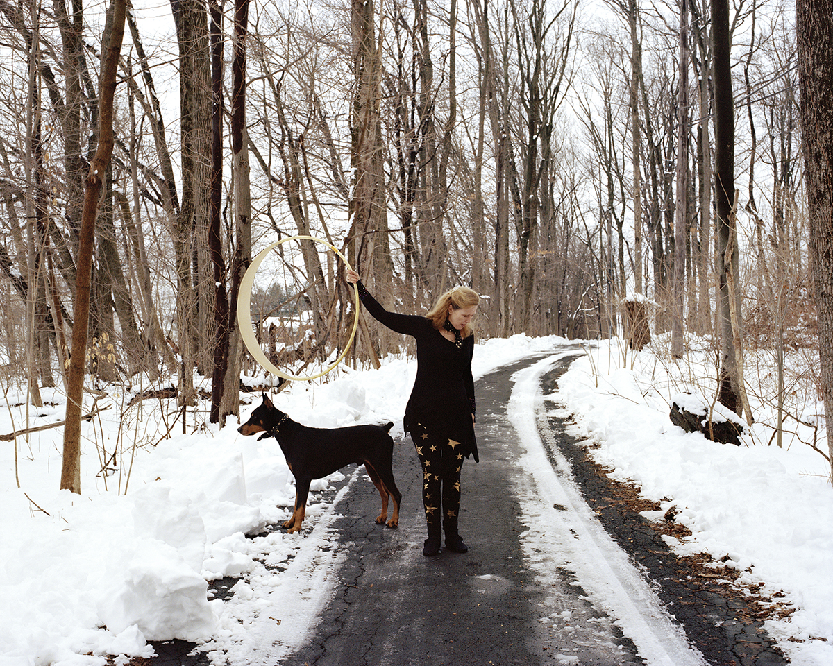 PHOTO:Barbara and her dance partner, Rambo, photographed in Quakerton, Pa. 