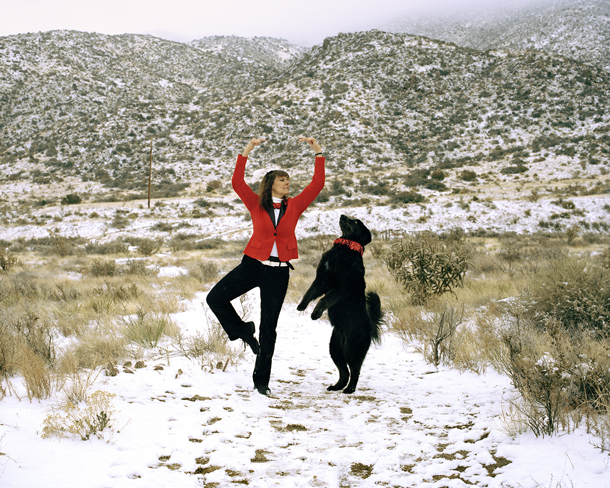 PHOTO:Frances and Candy strike a dance pose in Albuquerque, N.M. 