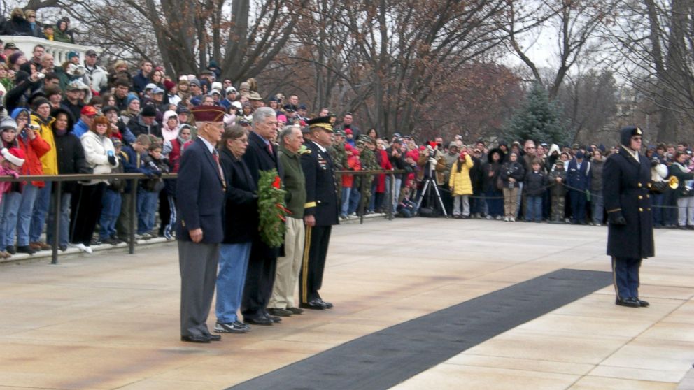 PHOTO: In 2007, Kenneth Spilman earned the honor of laying a wreath at the Tomb of the Unknown Soldier.
