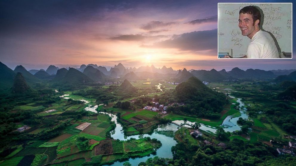 Tom Anderson, known online as Myspace Tom, posted this photo to Instagram on June 6, 2014 with the caption, "Awesome view in Guilin, China. It's been raining so climbing up here was slippery and dangerous but what an amazing place! Stayed through sunset and saw the valley light up with fireflies in the dark... Truly a memorable evening :-)"