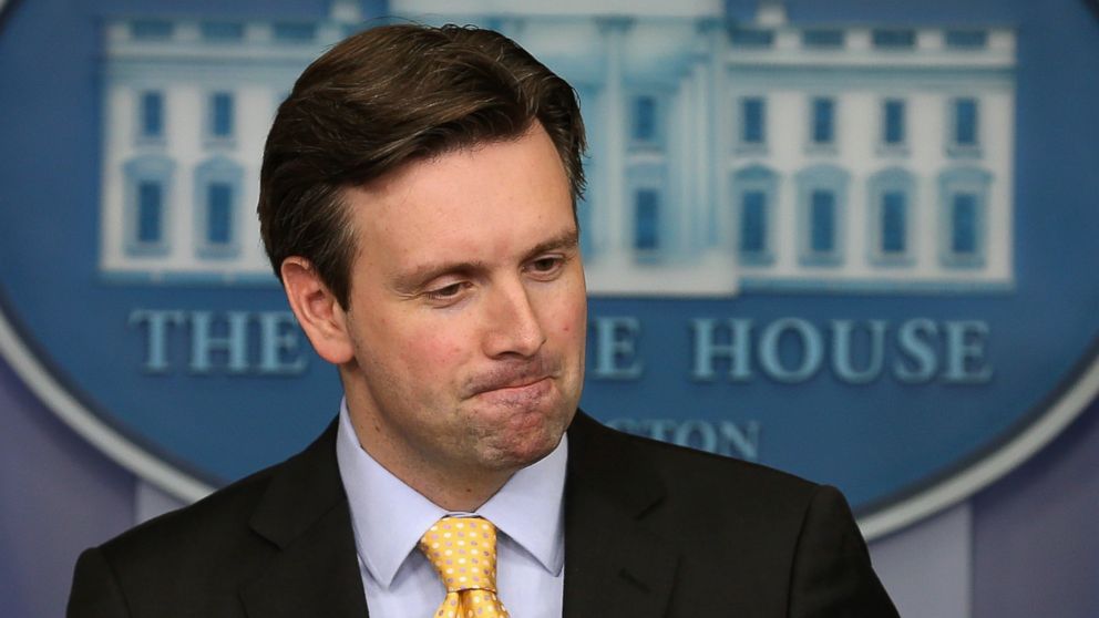 White House Press Secretary Josh Earnest speaks to the media during his daily briefing in the Brady Briefing Room on Feb. 10, 2015 in Washington, DC.