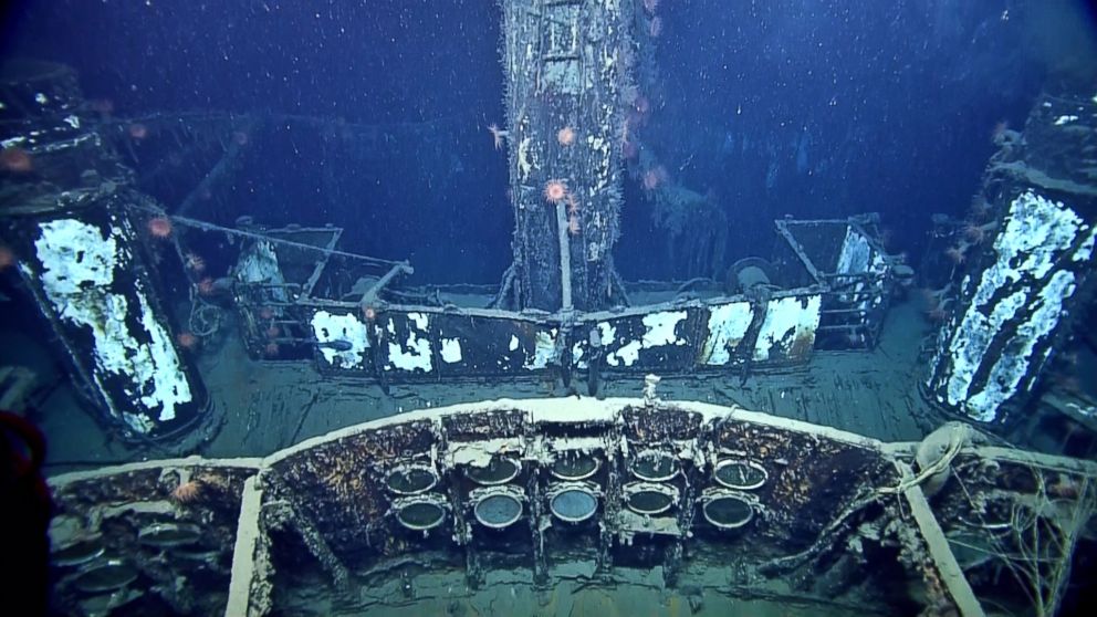 PHOTO: The top deck of the SS Robert E. Lee is seen in an image made from the "A Tale of Two Wrecks: U-166 and SS Robert E. Lee" video.