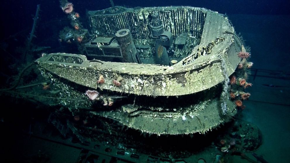 PHOTO: Depth charges sank the U-166 U-boat which is now considered to be a war gravesite.