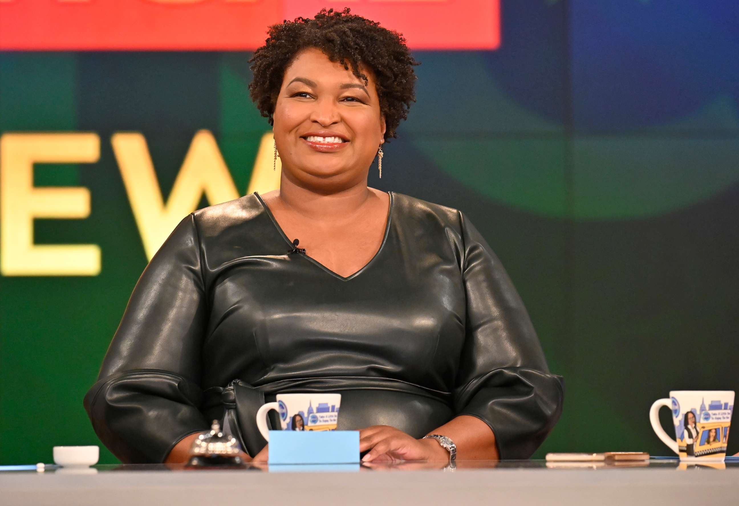 PHOTO: Former Georgia State House Minority Leader Stacey Abrams joins "The View" on Feb. 17, 2020.
