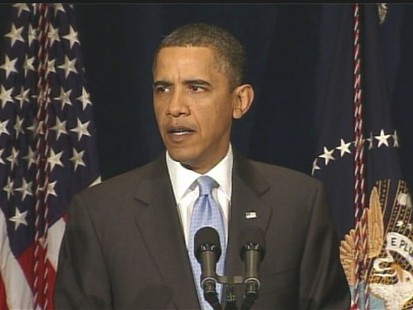 Video of President Obama addressing bombing attempt in Times Square.