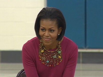 Video of Michelle Obama discussing immigration with 2nd graders