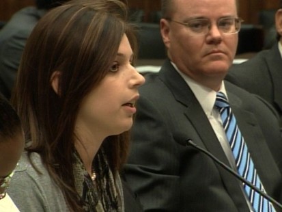 Video of Valerie Neumann discussing how rape kit backlog thwarts justice in her rape case.
