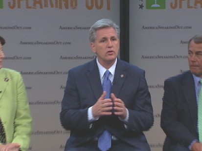 Video of House Republicans launching America Speaking Out initiative.