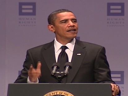 VIDEO of what Obama has said on the Defense of Marriage Act, gay rights