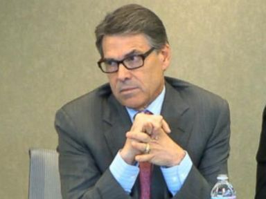 VIDEO: Gov. Rick Perry's Defensive Stance in NH