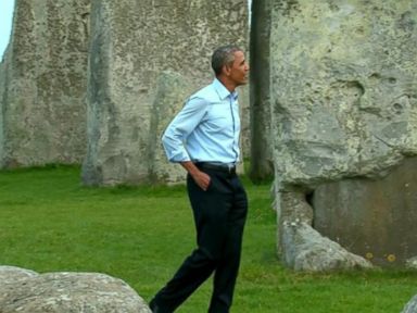 VIDEO: Obama Crosses Stonehenge Off His 'Bucket List'