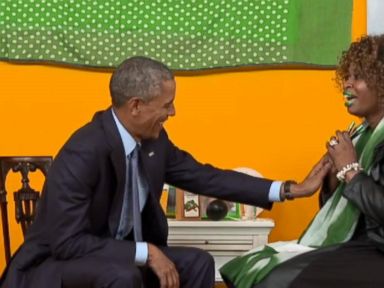 VIDEO: President Obama laughs off the flub.