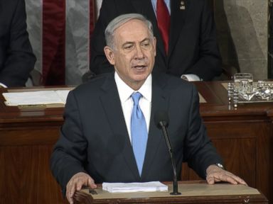 VIDEO: The Israeli Prime Minister thanks the president for his support of Israel in a highly-anticipated address to Congress.