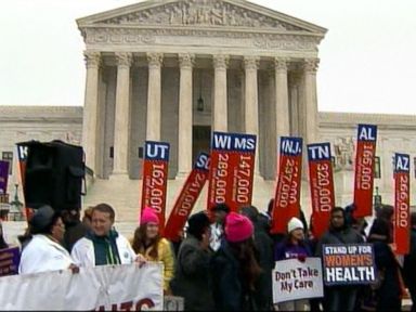 VIDEO: Affordable health insurance for millions of Americans is on the line as the Affordable Care Act is tested in front of the Supreme Court for a second time.