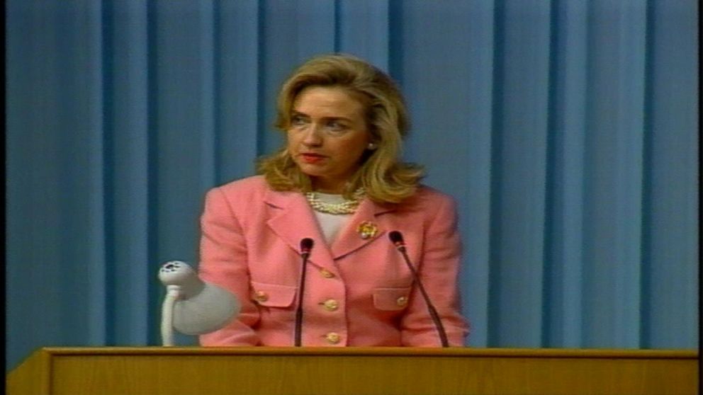 Video From The Archives Hillary Clinton Delivers Women s Rights Speech Video From The Archives Hillary Clinton Delivers Women s Rights Speech