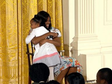 VIDEO: Little Girl Asks First Lady (Gasp) 'How Old Are You?'