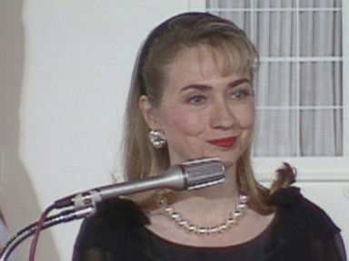 VIDEO: Amid rumors about a Bill Clinton extramarital affair in 1992, Hillary Clinton cracked jokes.