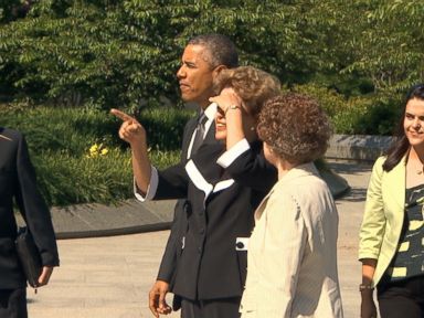 VIDEO: Obama gave President Dilma Rousseff a tour of the MLK Memorial. 