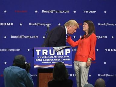 VIDEO: The presidential candidate asks a member of the audience in South Carolina to inspect his hair. 