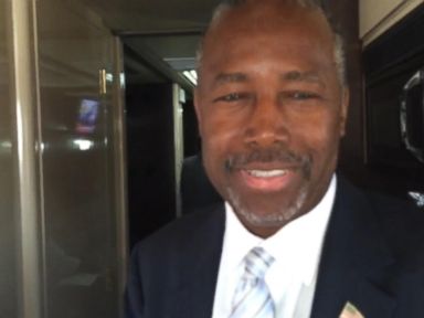 VIDEO: Ben Carson Reacts To Support In Ohio