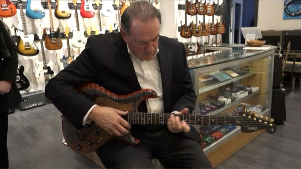 Does Mike Huckabee Play Bass Guitar  