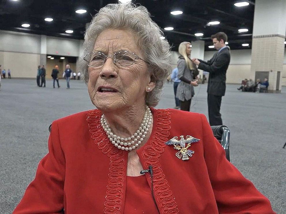 93 Year Old Woman Registers to Vote For Trump