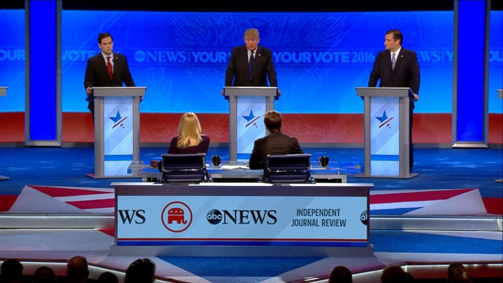 Republican Presidential Debate Video Abc News 