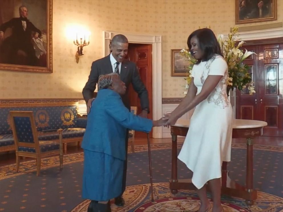 Virginia McLaurin, who famously danced with the Obamas in White House  visit, dies at 113