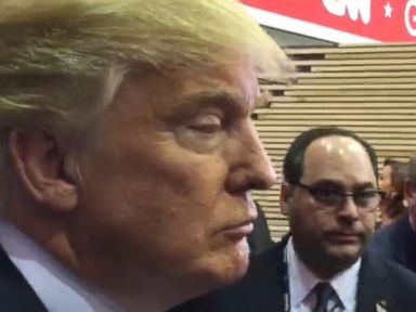 VIDEO: Reaction from Donald Trump After the GOP Debate 