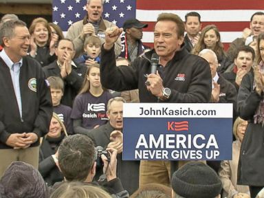 VIDEO: Arnold Schwarzenegger Endorses John Kasich for President