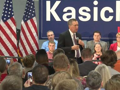 VIDEO: The first-year student asked Kasich at a town hall in Watertown, New York, what he would "do in office as president to help me feel safer and more secure regarding sexual violence, harassment and rape?"