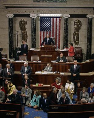 VIDEO: Roughly a dozen House Democrats are engaged in a sit-in on the House floor to protest GOP inaction on gun violence.