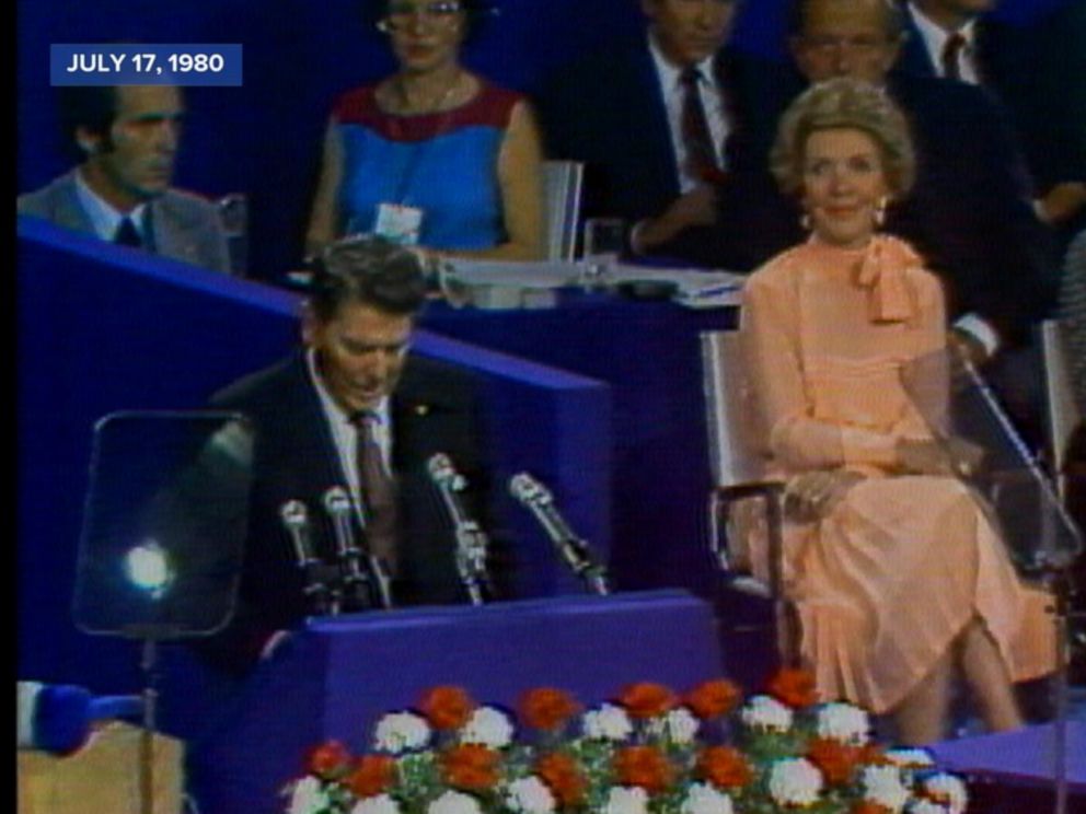 80年代 ビンテージ アメリカ大統領 レーガン大統領 日米交友 国会演説 パネル 160708_abc_archive_rnc_reagan_