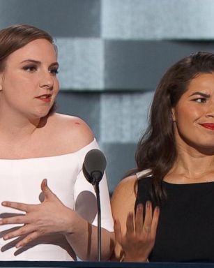 VIDEO: Lena Dunham and America Ferrera Tear Into Trump at the DNC