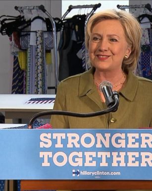 Hillary Clinton at Colorado Tie Factory